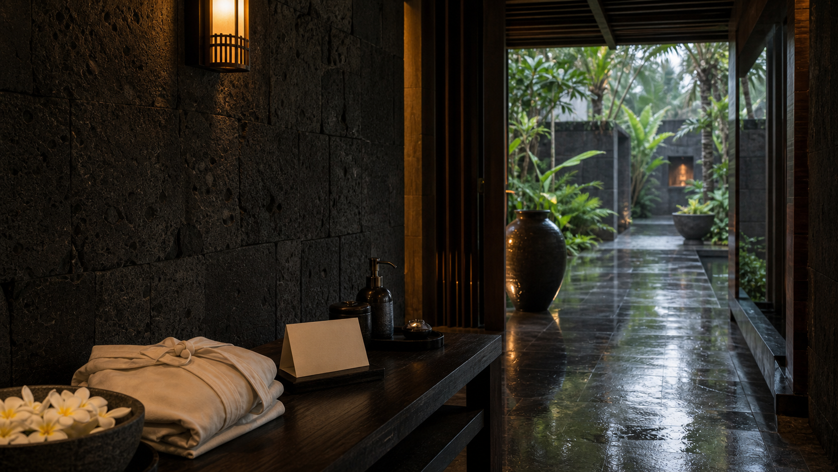Indonesia destination image with Bali, Sumba, Komodo, and villa or resort atmosphere.