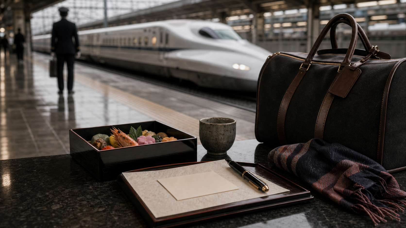 Japan destination image with Tokyo and Kyoto hospitality cues, hotel atmosphere, and seasonal timing details.