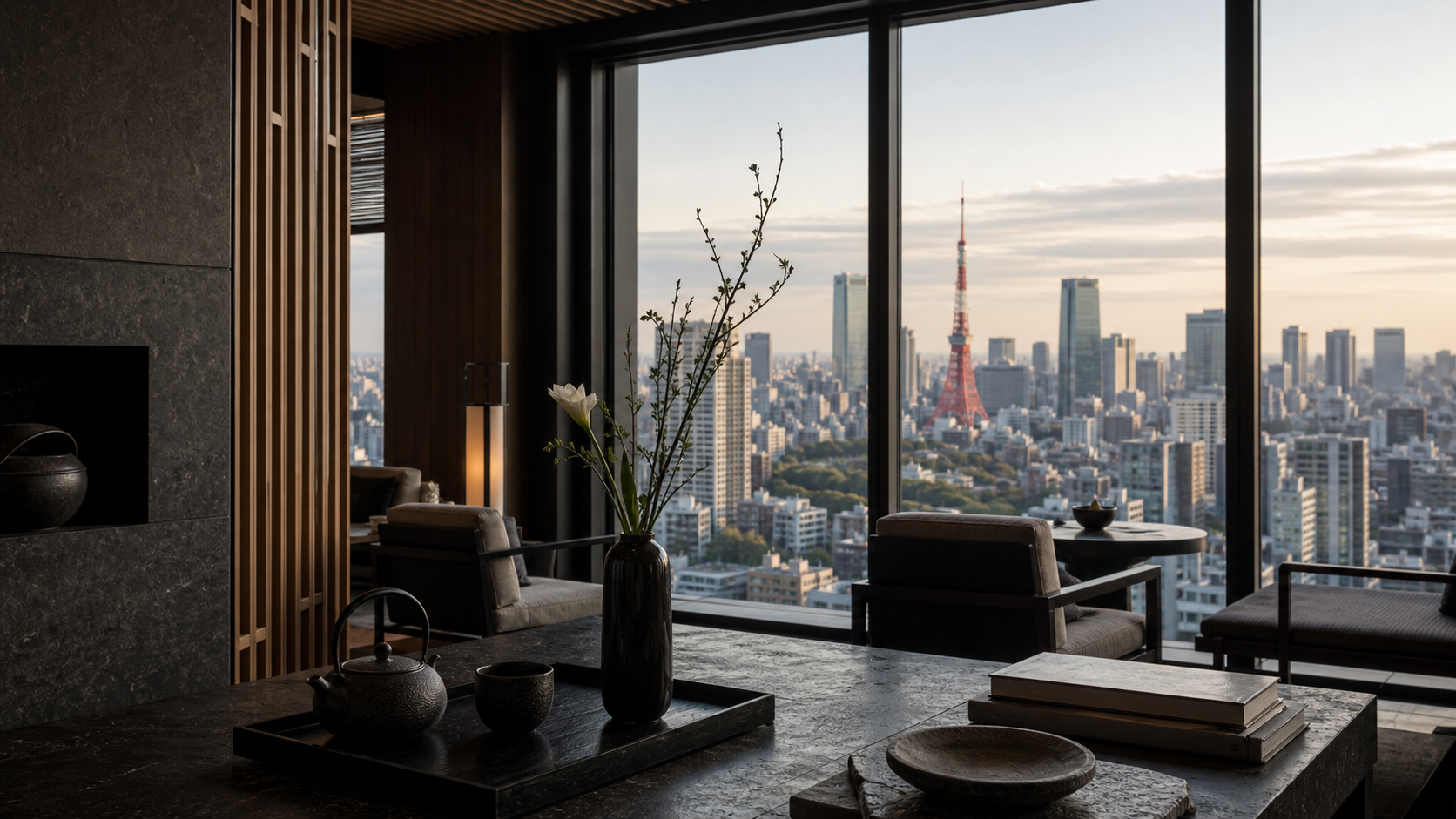 Aman Tokyo vs. Janu Tokyo lifelike VIAIVE visual.