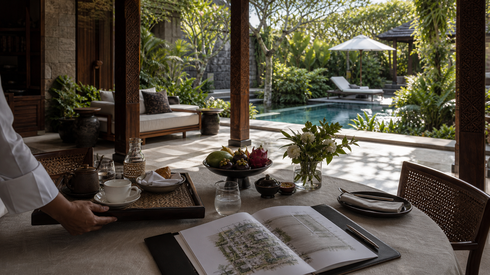 Bali Dry Season Villas lifelike VIAIVE visual.