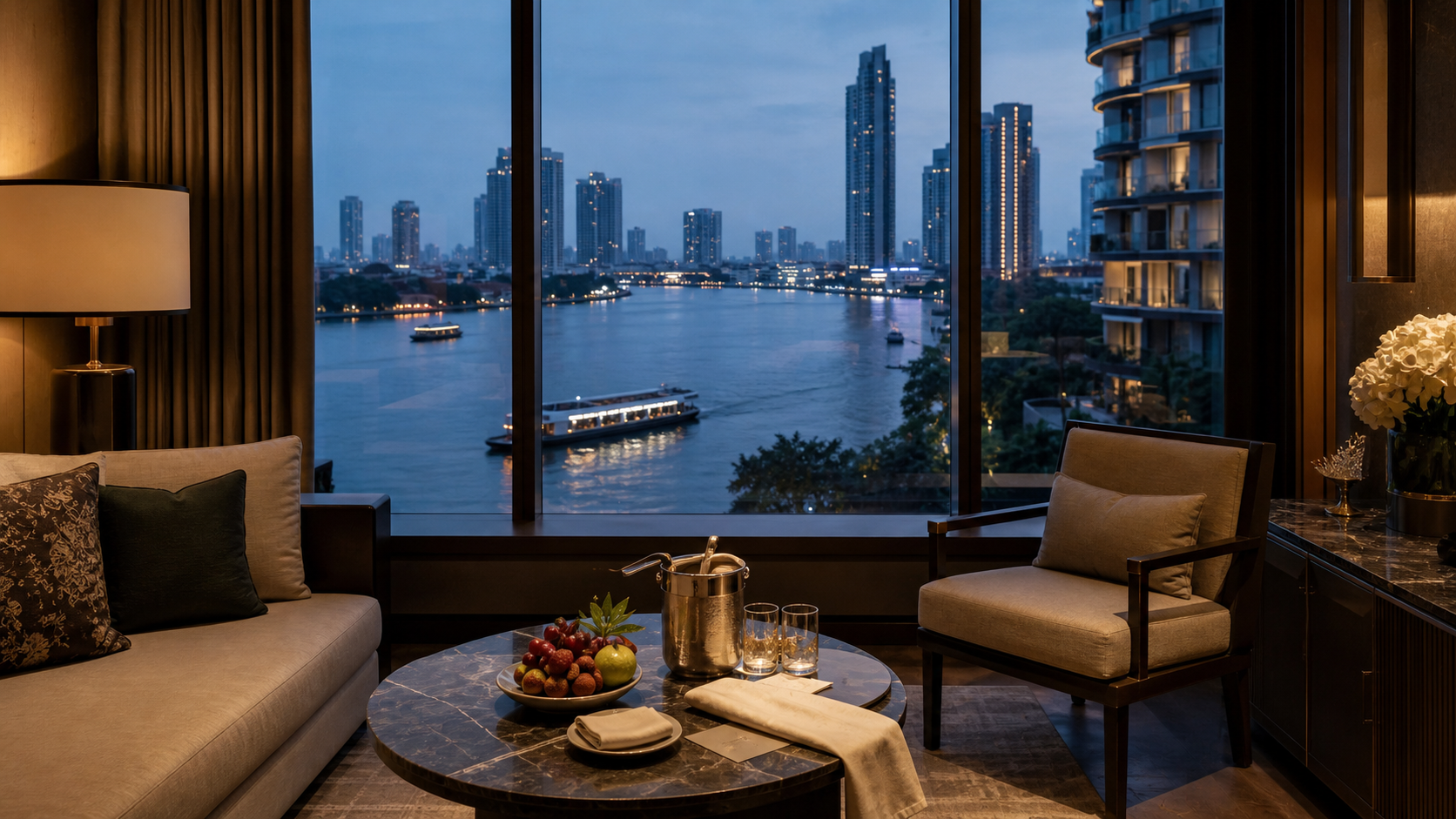 Capella Bangkok — River Suite lifelike VIAIVE visual.