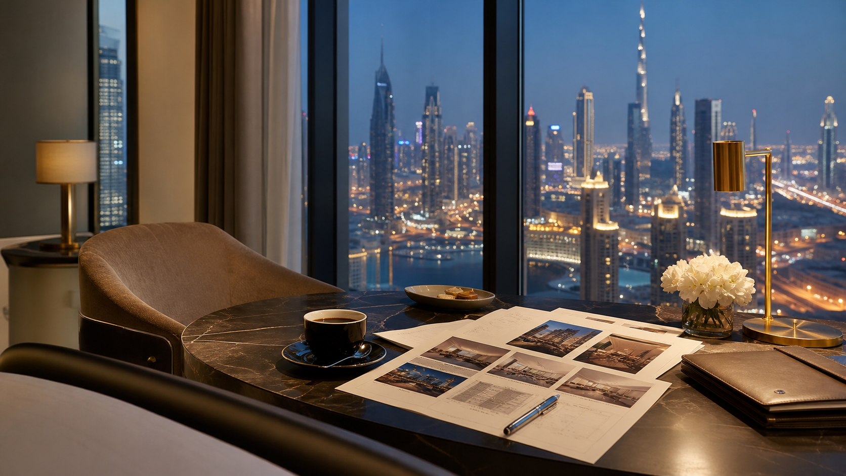 Lifelike VIAIVE Travel Pulse image for Dubai: Downtown Dubai room-category check.
