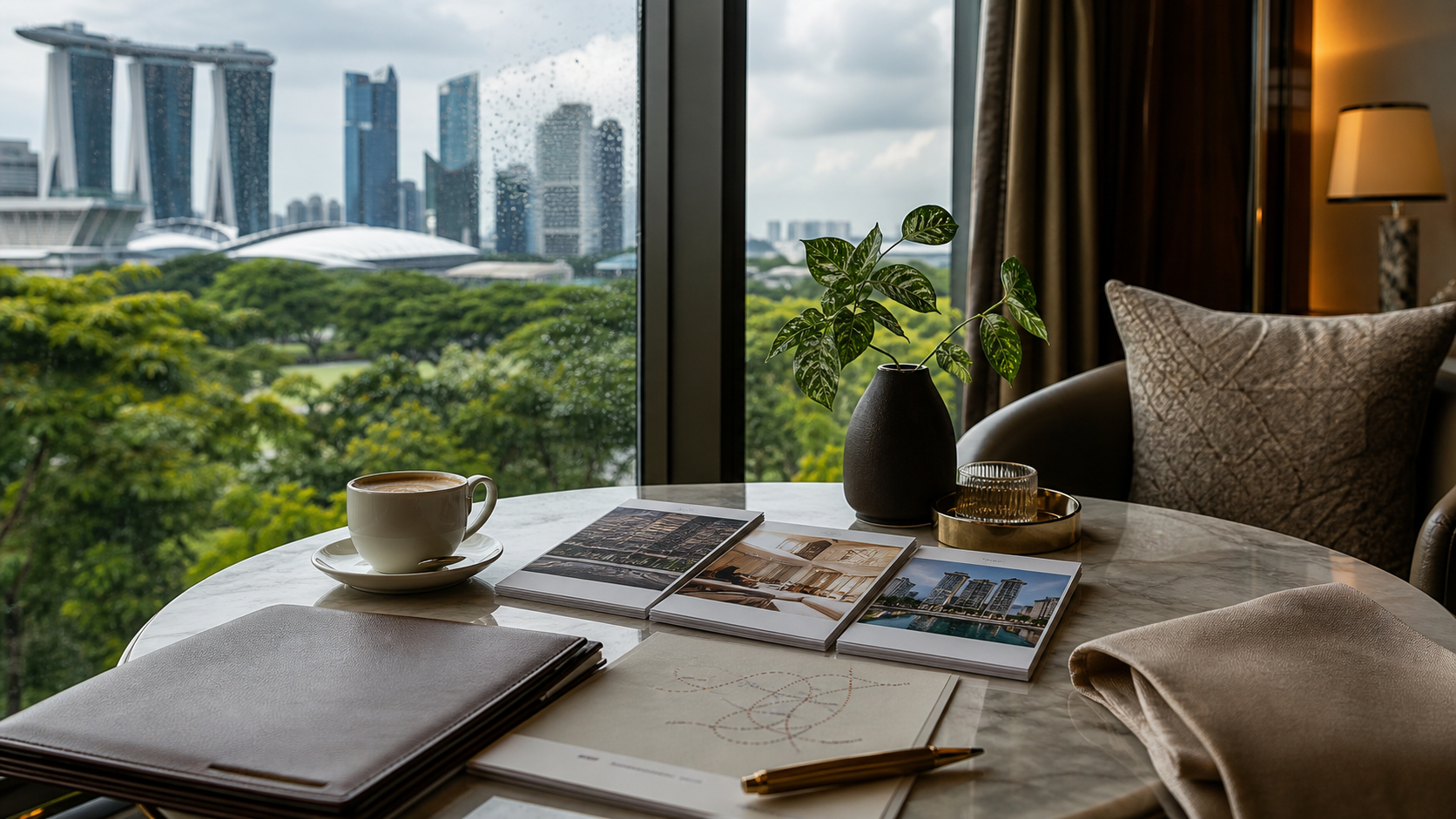 Singapore, Singapore — editorial destination scene around Capella Singapore.