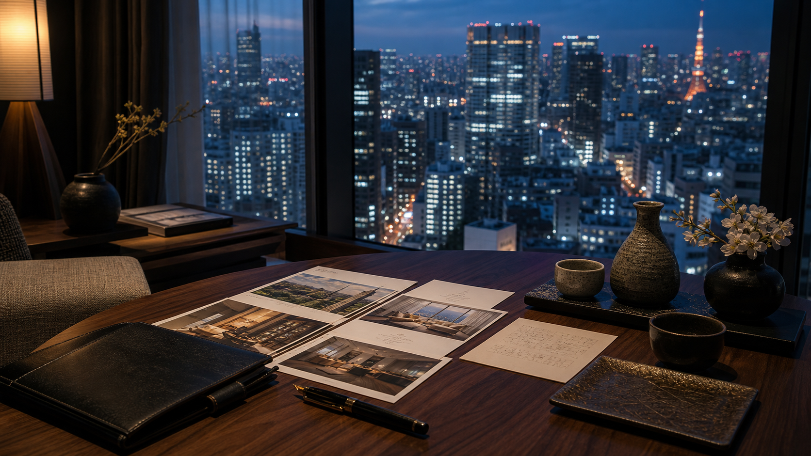 Tokyo at dusk — the luxury hotel skyline read for the 2026 placement decision.