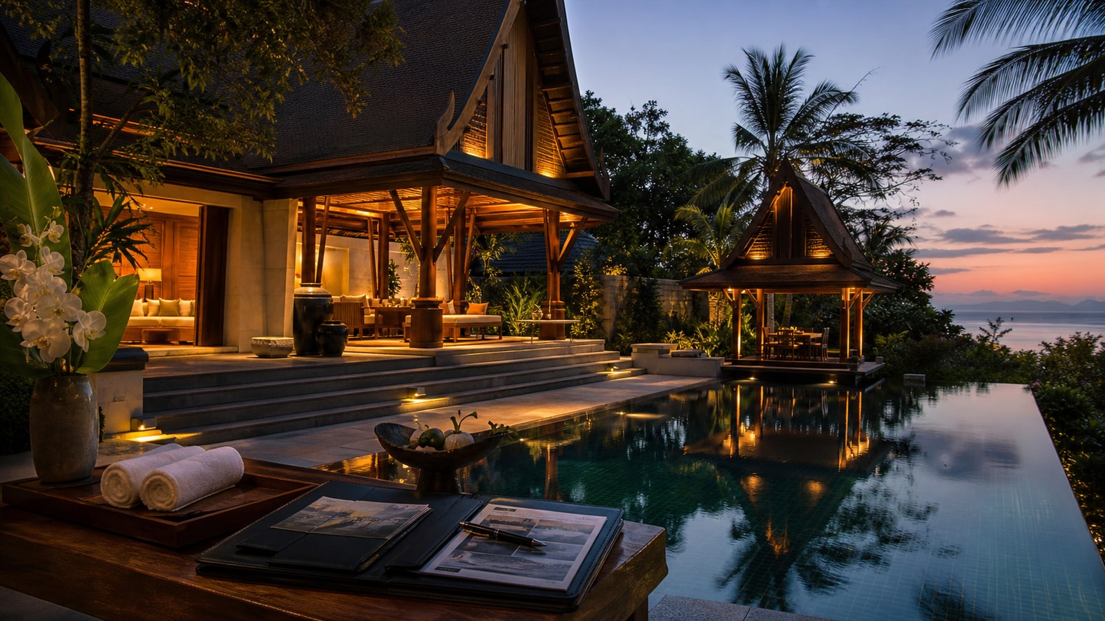 Amanpuri against a staffed private Phuket estate — the headland comparison.